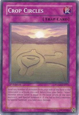 Crop Circles - POTD-EN051 - Common 1st Edition Power of the Duelist [POTD] 1st Edition Singles