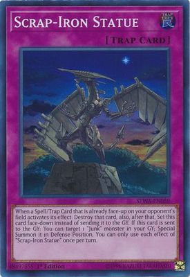 Scrap-Iron Statue - SPWA-EN059 - Super Rare 1st Edition Spirit Warriors Singles