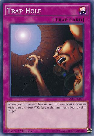 Trap Hole - YS14-EN031 - Common 1st Edition Starter Deck: Super Starter: Space-Time Showdown [YS14] (espanol)