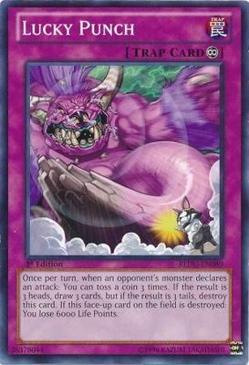 Lucky Punch - REDU-EN080 - Common 1st Edition Return of the Duelist 1st Edition Singles