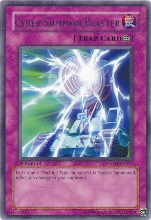 Cyber Summon Blaster - POTD-EN057 - Rare 1st Edition Power of the Duelist [POTD] 1st Edition Singles
