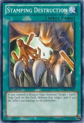 Stamping Destruction - SDBE-EN022 - Common 1st Edition Saga of Blue-Eyes White Dragon 1st Edition Singles