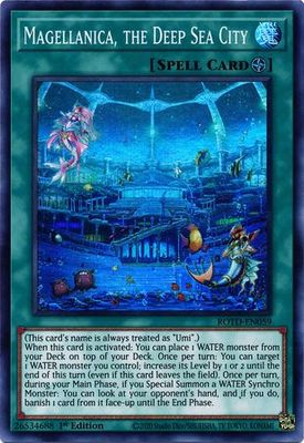 Magellanica, the Deep Sea City - ROTD-EN059 - Super Rare 1st Edition Rise of the Duelist [ROTD] 1st Edition Singles