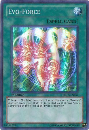 Evo-Force - ORCS-EN057 - Super Rare 1st Edition Order of Chaos 1st Edition Singles