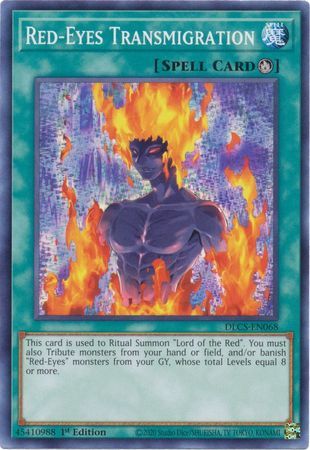 Red-Eyes Transmigration - DLCS-EN068 - Common 1st Edition Dragons of Legend The Complete Series 1st Edition Singles