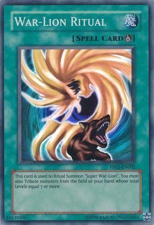War-Lion Ritual - PP02-EN002 - Super Rare Premium Pack: Series PP01 &amp; PP02 Super Rares