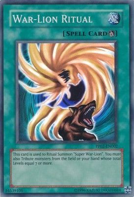 War-Lion Ritual - PP02-EN002 - Super Rare Premium Pack: Series PP01 &amp; PP02 Super Rares