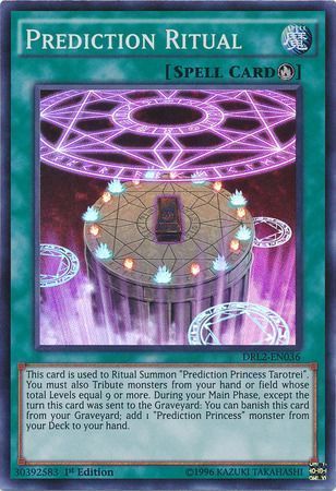 Prediction Ritual - DRL2-EN036 - Super Rare 1st Edition Dragons of Legend 2 1st Edition Singles