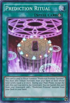 Prediction Ritual - DRL2-EN036 - Super Rare 1st Edition Dragons of Legend 2 1st Edition Singles