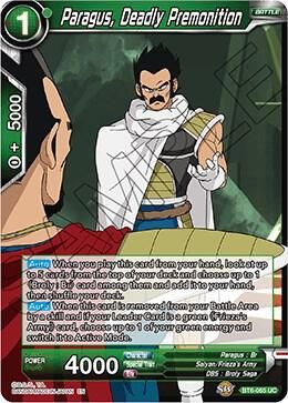 Paragus, Deadly Premonition - Destroyer Kings (DBS-B06) Destroyer Kings