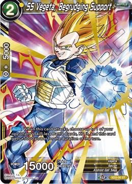 SS Vegeta, Begrudging Support - Universal Onslaught (DBS-B09) Universal Onslaught