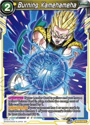 Burning Kamehameha - Rise of the Unison Warrior (DBS-B10) Rise of the Unison Warrior