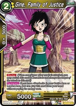 Gine, Family of Justice - Cross Worlds (DBS-B03) Cross Worlds