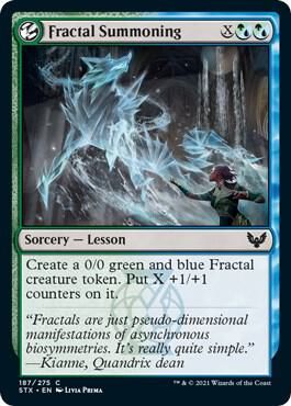 Fractal Summoning 187/275 - Strixhaven: School of Mages (STX)