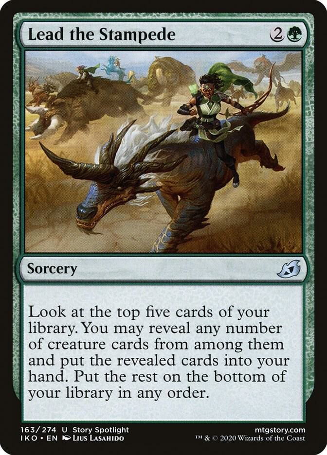 Lead the Stampede 163/274 - Ikoria: Lair of Behemoths (IKO)