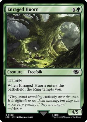 Enraged Huorn 0162 - Universes Beyond: The Lord of the Rings: Tales of Middle-earth (LTR)