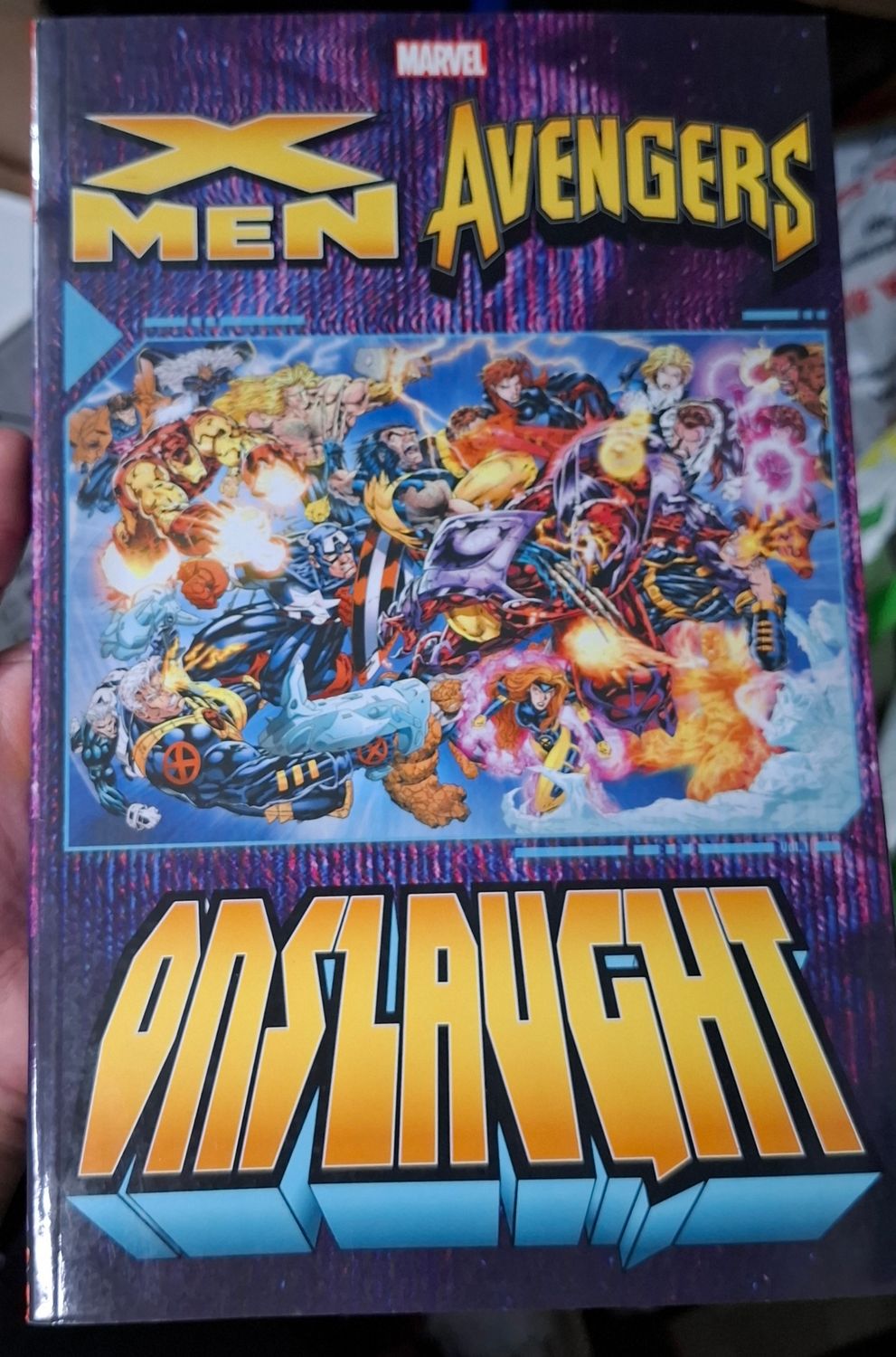 BAC4 X Men Comic Avengers Comic Onslaught Comic Marvel Comics Ingles Libro