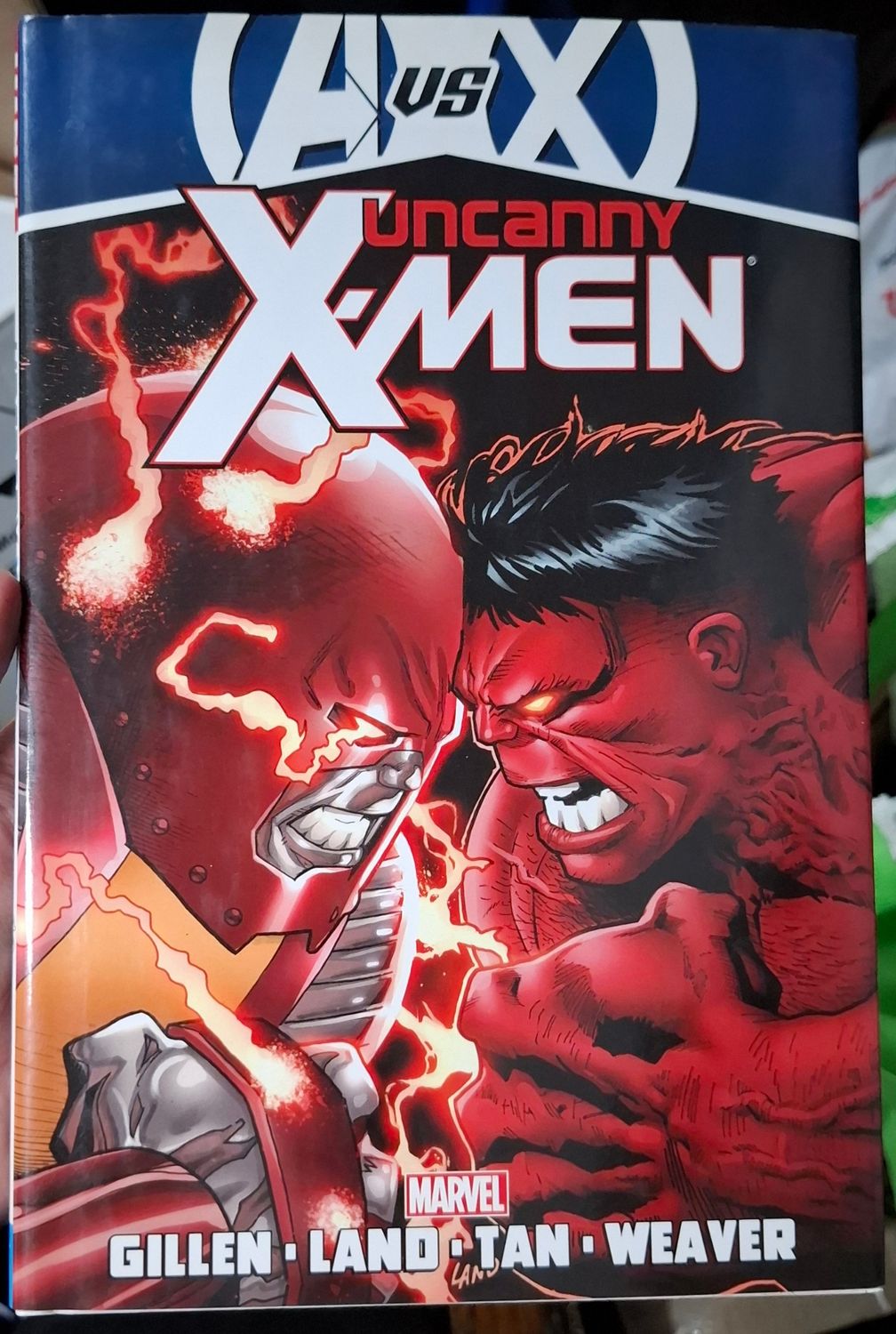 BAC4 Avengers vs X Men Uncanny X Men Comic Tapa Dura Marvel Comics Ingles Libro