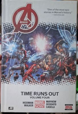 BAC4 Avengers Comic Time Runs Out Tapa Dura Marvel Comics Ingles