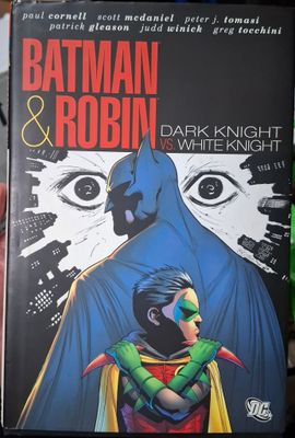 BAC4 Batman Comic Batman Robin Dark Knight vs White Knight Tapa Dura DC Comics Ingles Libro