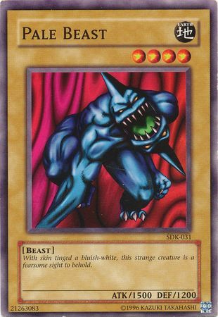 Pale Beast - SDK-031 - Common Unlimited Starter Deck: Kaiba [SDK] Unlimited Singles