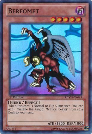 Berfomet - LCYW-EN045 - Super Rare 1st Edition Legendary Collection 3: Yugi&#39;s World 1st Edition Singles