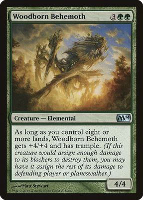 Woodborn Behemoth 203/249 - Magic 2014 (M14)