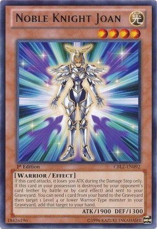 Noble Knight Joan - CBLZ-EN092 - Rare 1st Edition Cosmo Blazer 1st Edition Singles (espanol)