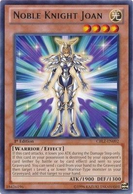 Noble Knight Joan - CBLZ-EN092 - Rare 1st Edition Cosmo Blazer 1st Edition Singles (espanol)