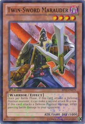 Twin-Sword Marauder - BP02-EN079 - Mosaic Rare 1st Edition Battle Pack 2: War of the Giants Mosaic Rare 1st Edition Singles