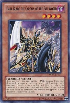 Dark Blade the Captain of the Evil World - ORCS-EN034 - Rare Unlimited Order of Chaos Unlimited Singles