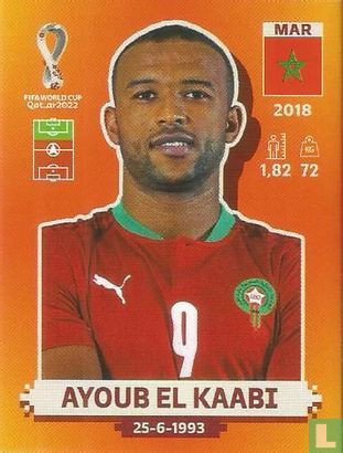 Ayoub El Kaabi 2022 MAR15/ Panini  FIFA World Cup Qatar 2022
