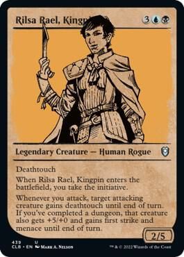 Rilsa Rael, Kingpin (Showcase) 439 - Commander Legends: Battle for Baldur&#39;s Gate (CLB) (FOIL)