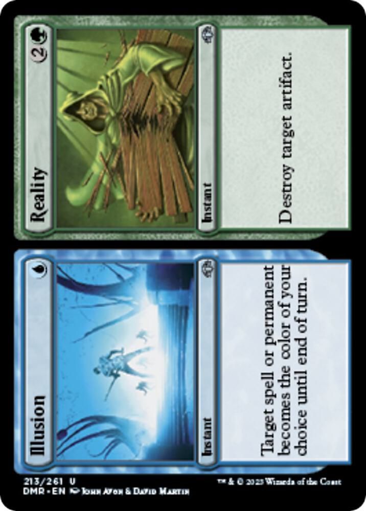 Illusion // Reality 213/261 - Dominaria Remastered (DMR)