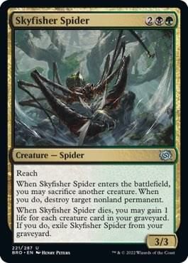 Skyfisher Spider 221/287 - The Brothers&#39; War (BRO)