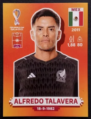 ALFREDO TALAVERA MEX 3 2022 FIFA WC Qatar PANINI Pegatina