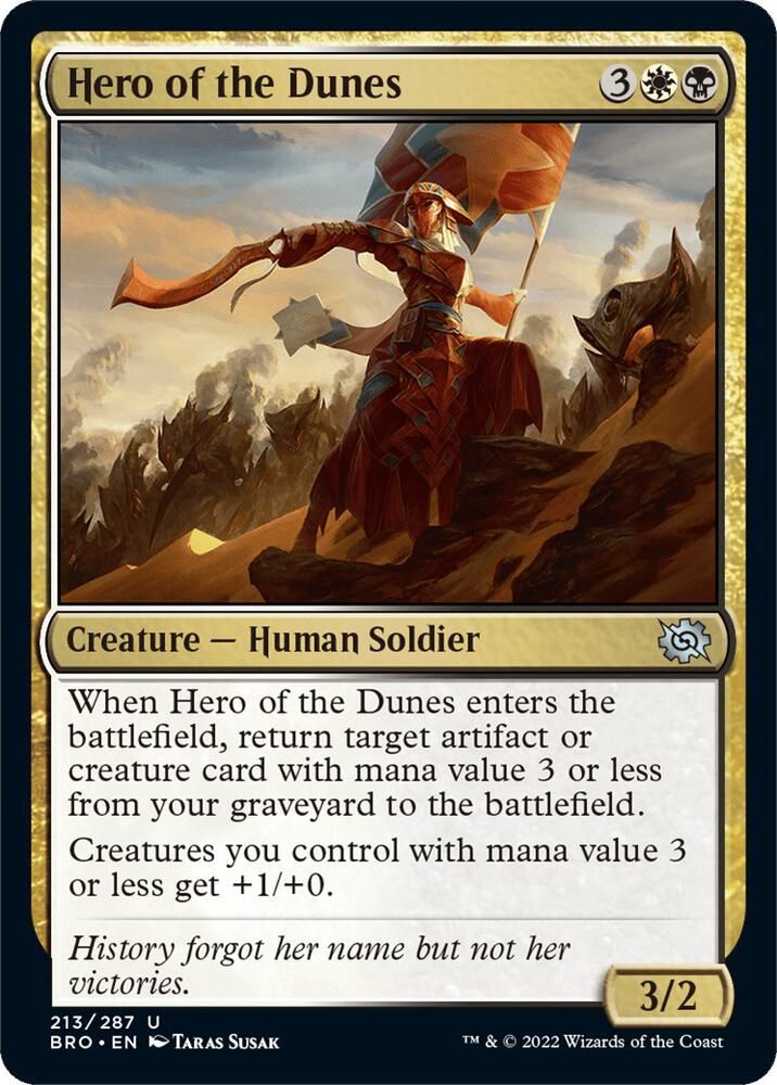 Hero of the Dunes 213/287 - The Brothers&#39; War (BRO)