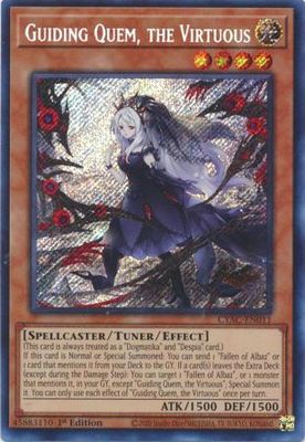 SJ Guiding Quem, the Virtuous - CYAC-EN011 - Secret Rare 1st Edition Cyberstorm Access 1st Edition Singles (Espanol)