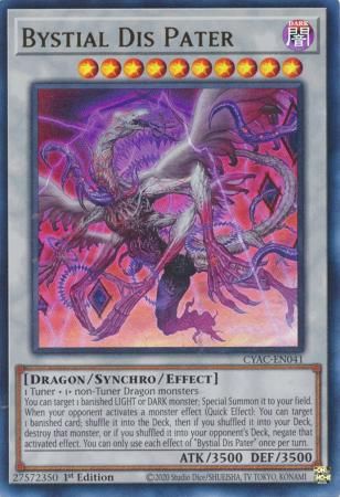 Bystial Dis Pater - CYAC-EN041 - Ultra Rare 1st Edition Cyberstorm Access 1st Edition Singles