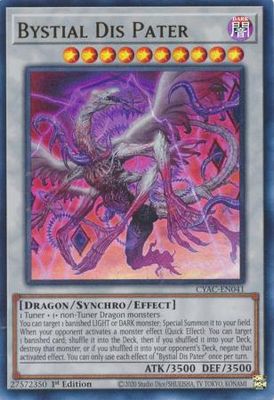 Bystial Dis Pater - CYAC-EN041 - Ultra Rare 1st Edition Cyberstorm Access 1st Edition Singles