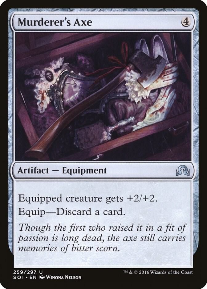 Murderer&#39;s Axe 259/297 - Shadows over Innistrad (SOI) (Español)
