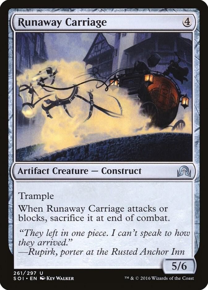 Runaway Carriage 261/297 - Shadows over Innistrad (SOI) (Español)