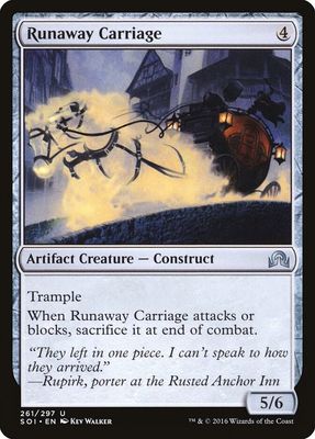 Runaway Carriage 261/297 - Shadows over Innistrad (SOI) (Español)