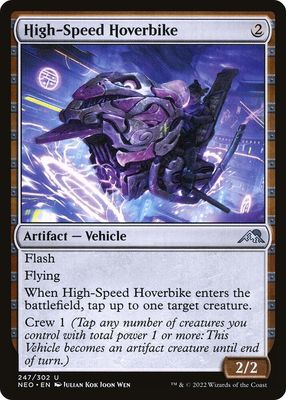 High-Speed Hoverbike 247/302 - Kamigawa: Neon Dynasty (NEO) (Español)