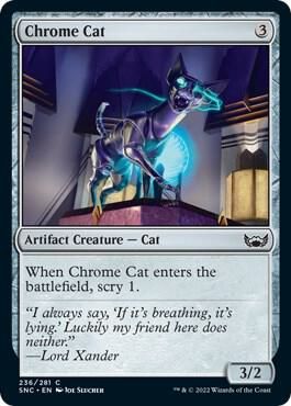Chrome Cat 236/281 - Streets of New Capenna (SNC) (Español)