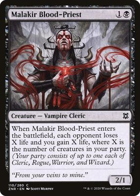 Malakir Blood-Priest  110/280 - Zendikar Rising (ZNR) (Español)