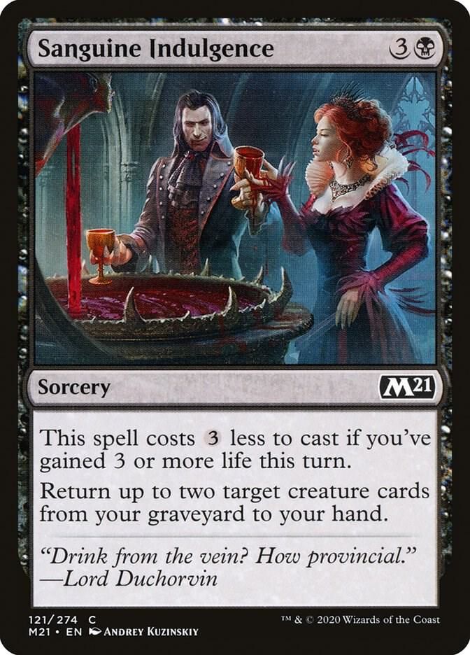 Sanguine Indulgence 121/274 - Core Set 2021 (M21) (Español)