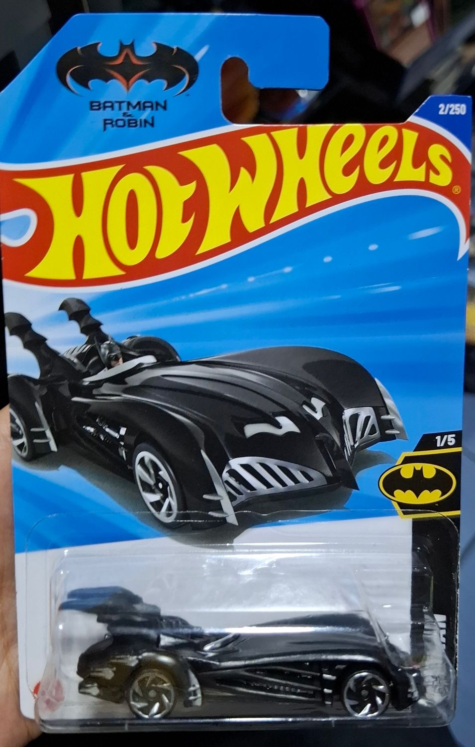 SJ Batimobil Hot Wheels Batman y Robin Hot Wheels Nuevo