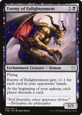 Enemy of Enlightenment 092/254 - Theros Beyond Death (THB) (Español)