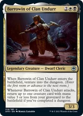 Barrowin of Clan Undurr 218/281 - Adventures in the Forgotten Realms (AFR) (Español)